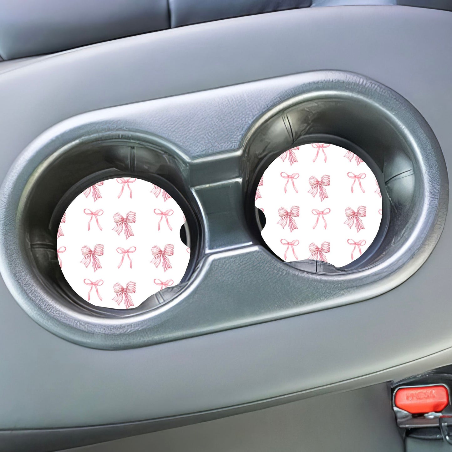 Bow Baby Car Coaster Set
