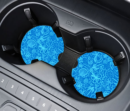 Ocean Daze Car Coaster Set