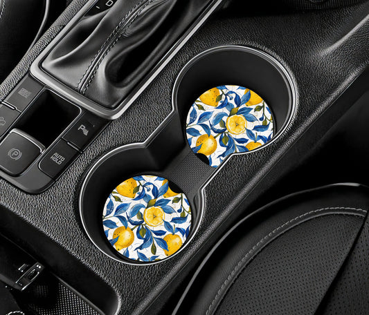 Zest & Bloom Car Coaster Set