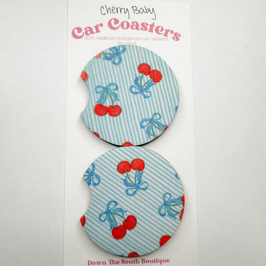Cherry Baby Car Coaster Set - RTS